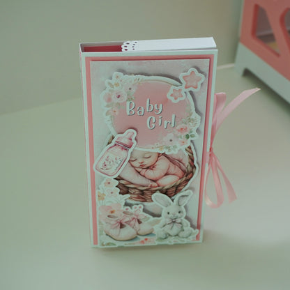 Baby Girl Chocolate Greeting Card Gift 🍫👶