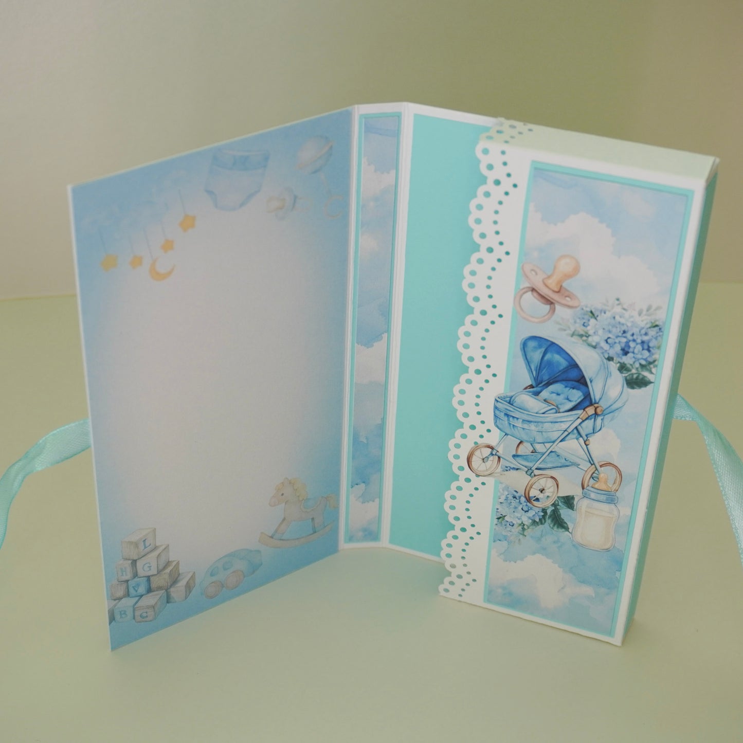 💙Baby Boy Chocolate Greeting Card Gift 🍫👶