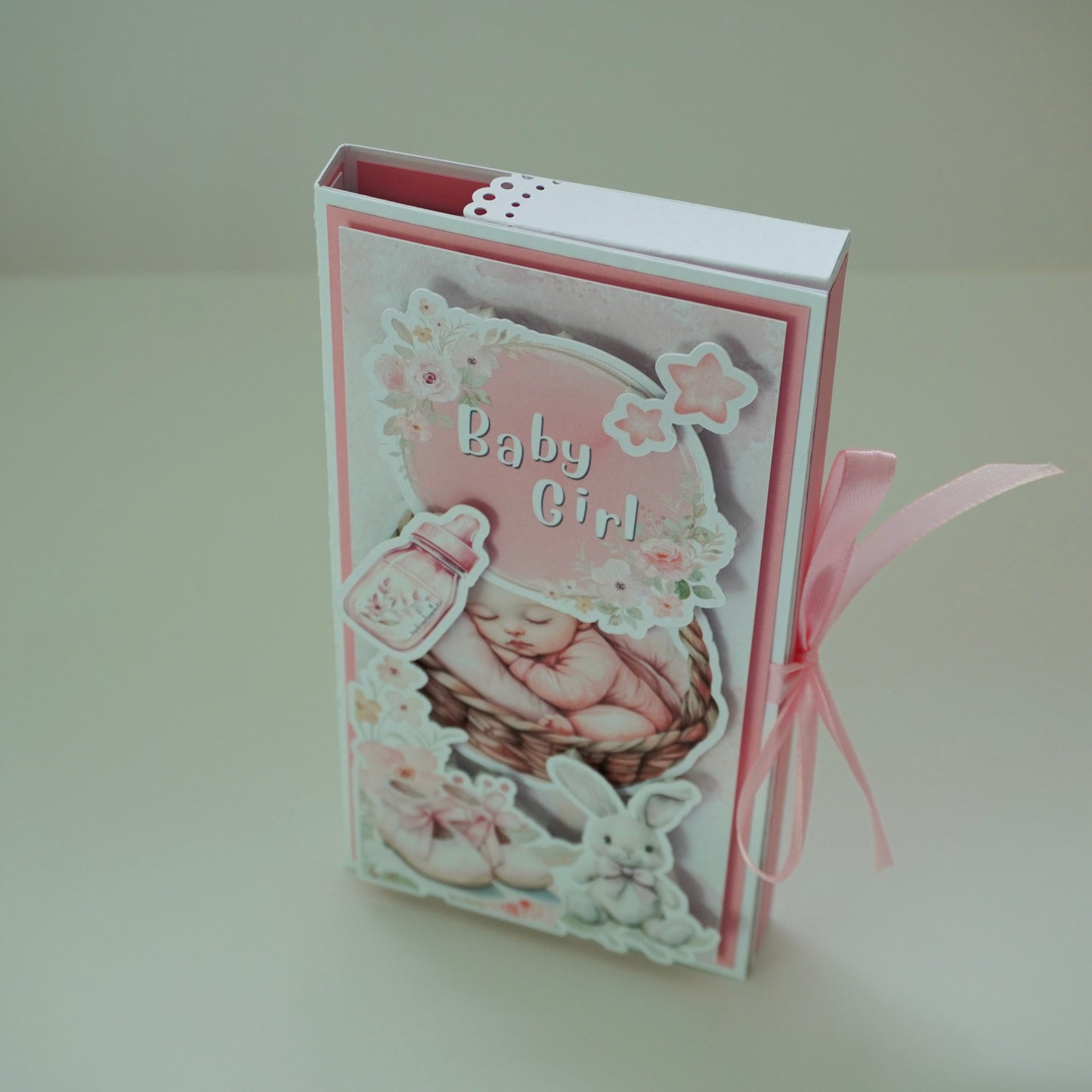 Baby Girl Chocolate Greeting Card Gift 🍫👶