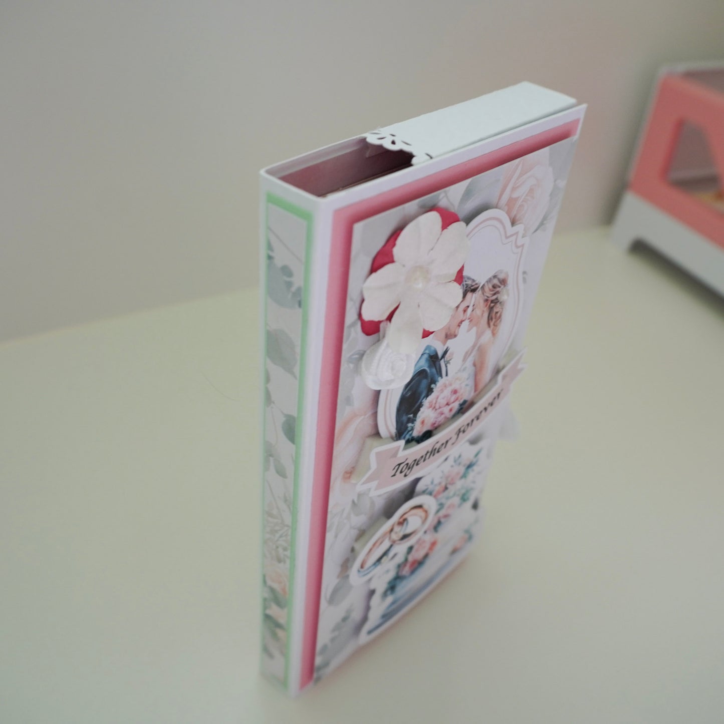 💍 Wedding Chocolate Bar Greeting Card with Elegant Design