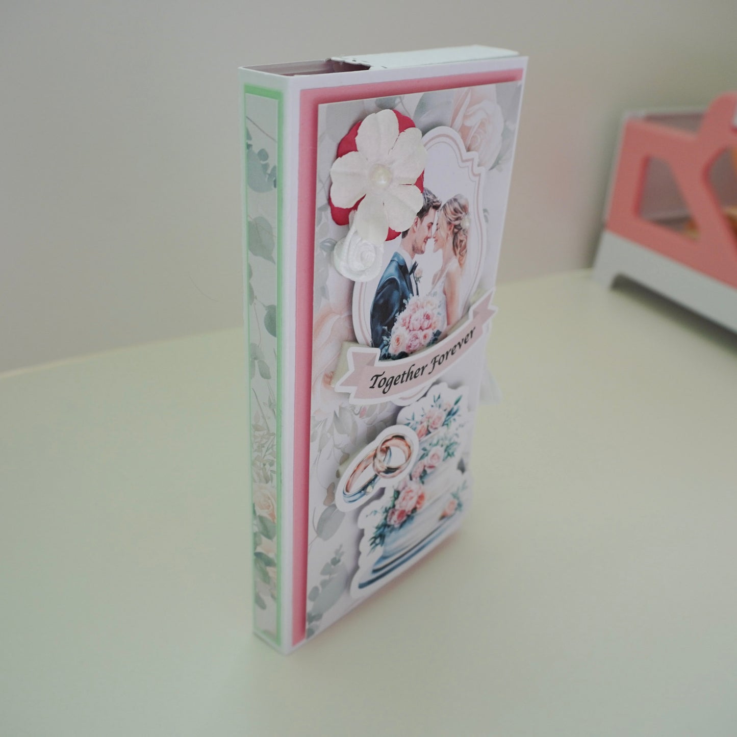 💍 Wedding Chocolate Bar Greeting Card with Elegant Design