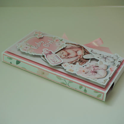Baby Girl Chocolate Greeting Card Gift 🍫👶