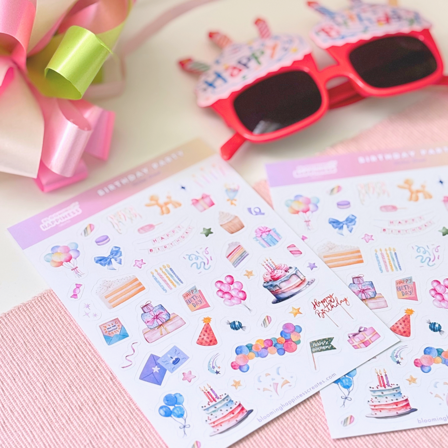 Birthday Party | Planner & Journal Sticker Sheet