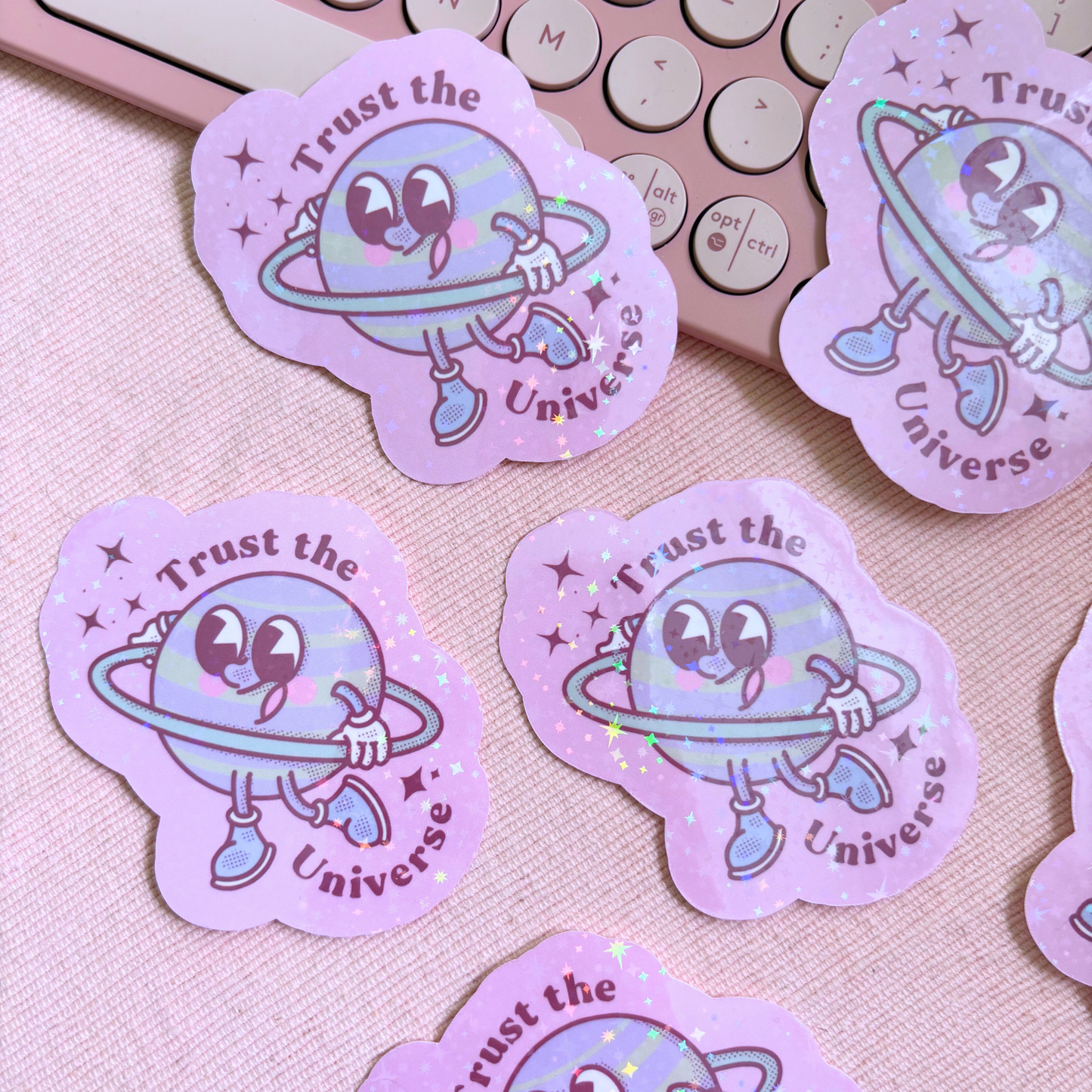 Trust the Universe | Vinyl Die-Cut Holographic Sticker