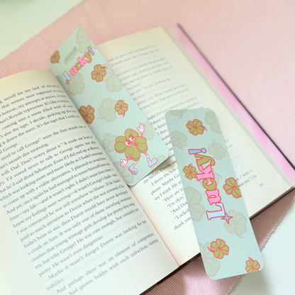 Clover Lucky | Double-Sided Matte Bookmark