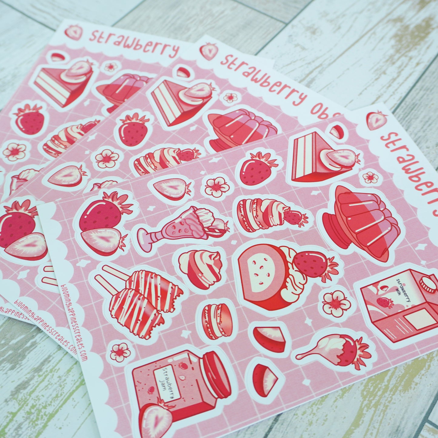Strawberry Obsession | Sticker Sheet