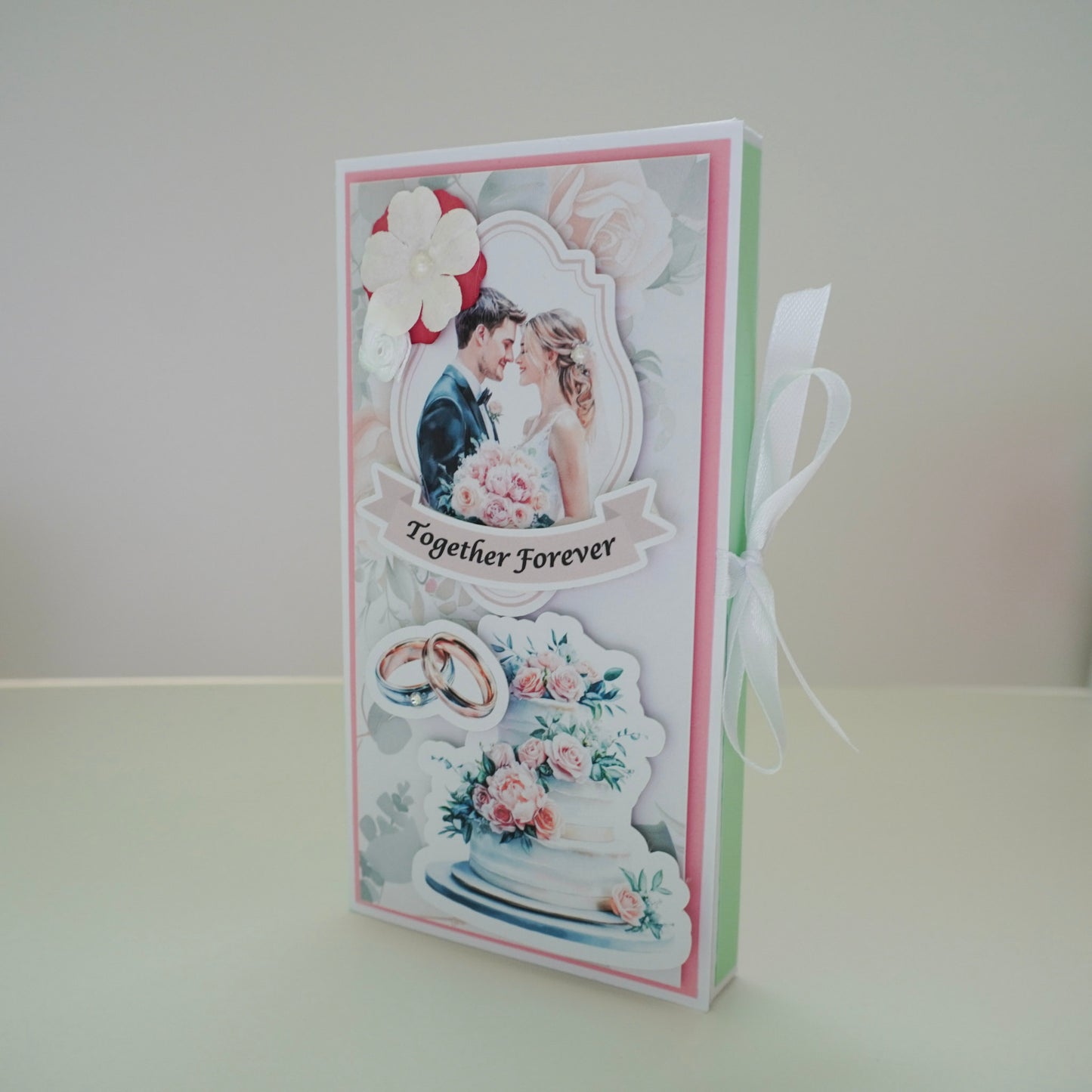 💍 Wedding Chocolate Bar Greeting Card with Elegant Design