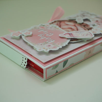 Baby Girl Chocolate Greeting Card Gift 🍫👶