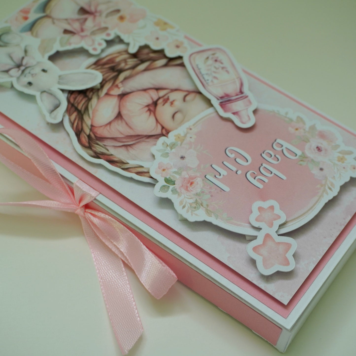 Baby Girl Chocolate Greeting Card Gift 🍫👶