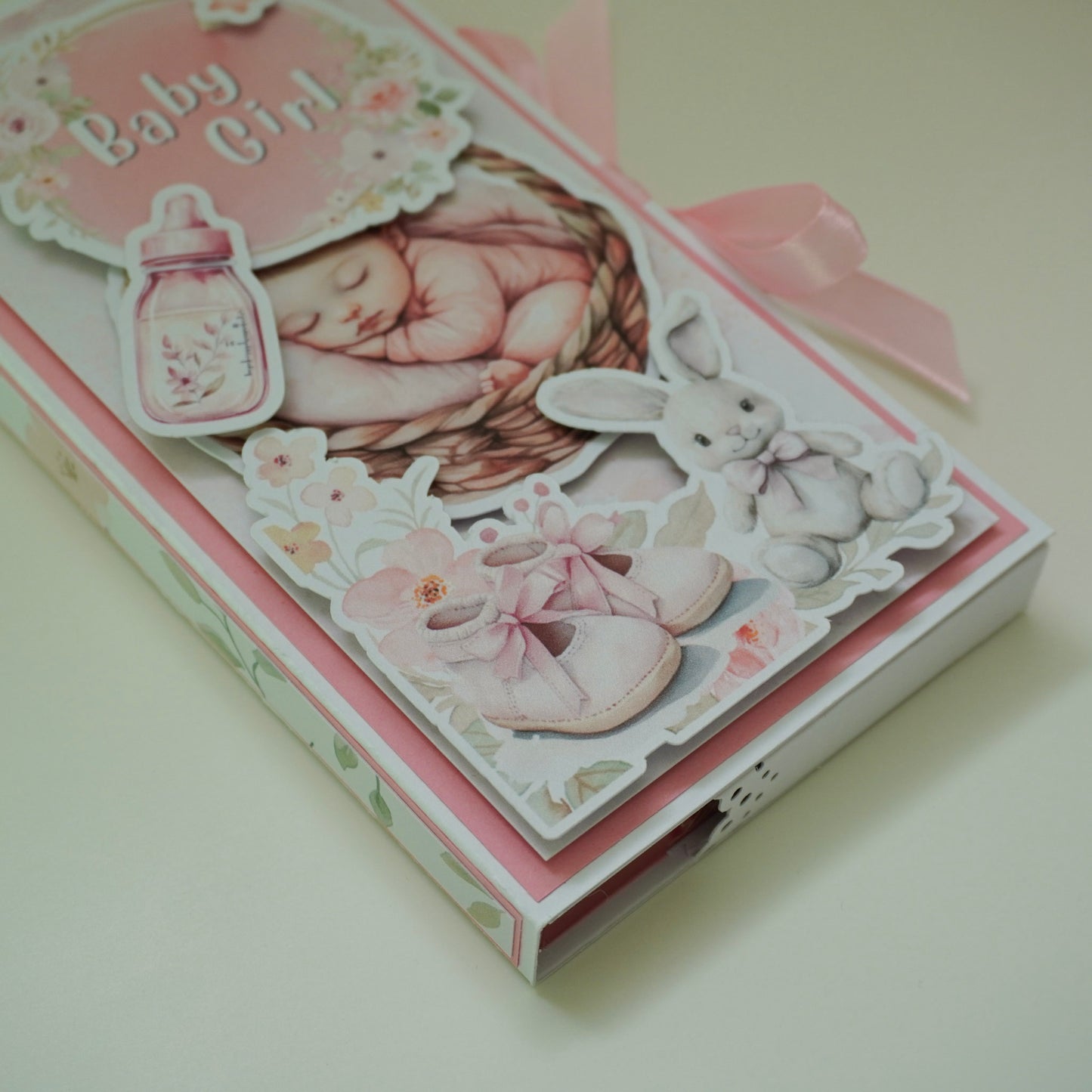 Baby Girl Chocolate Greeting Card Gift 🍫👶