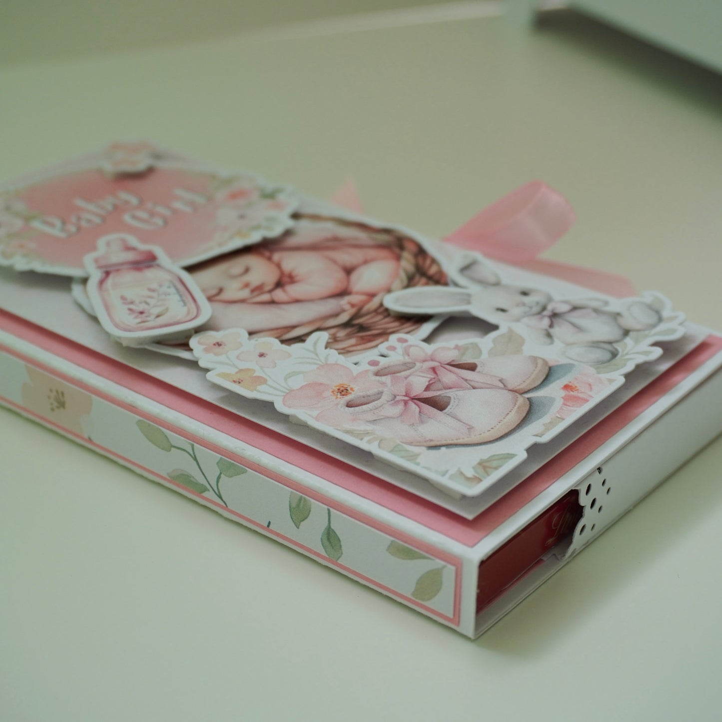 Baby Girl Chocolate Greeting Card Gift 🍫👶