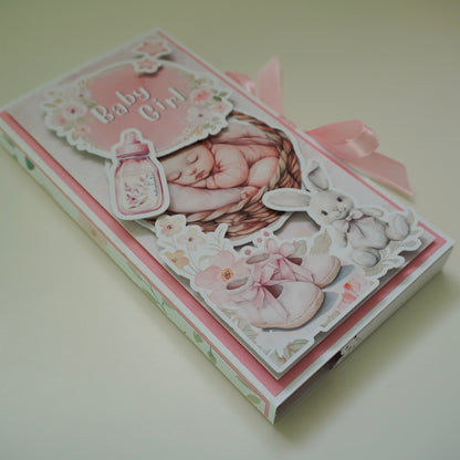 Baby Girl Chocolate Greeting Card Gift 🍫👶