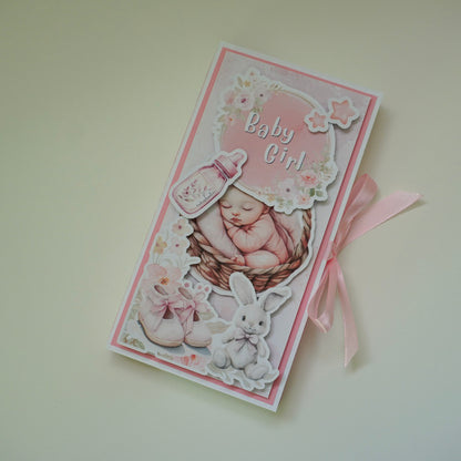 Baby Girl Chocolate Greeting Card Gift 🍫👶