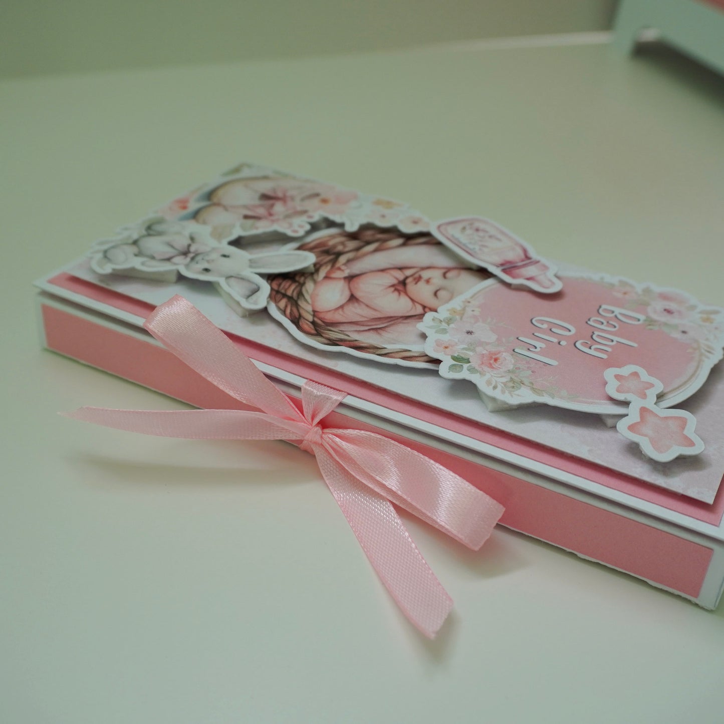 Baby Girl Chocolate Greeting Card Gift 🍫👶