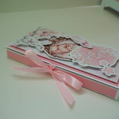 Baby Girl Chocolate Greeting Card Gift 🍫👶