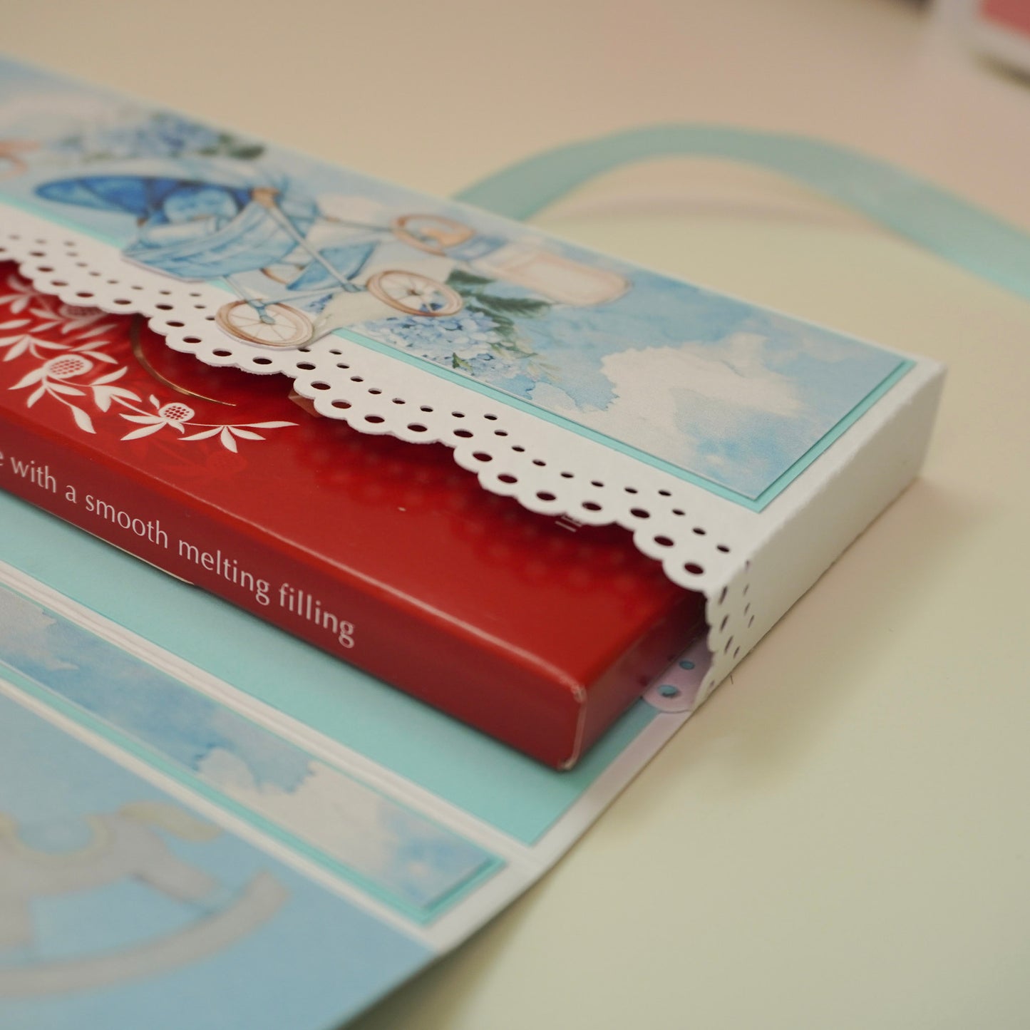 💙Baby Boy Chocolate Greeting Card Gift 🍫👶