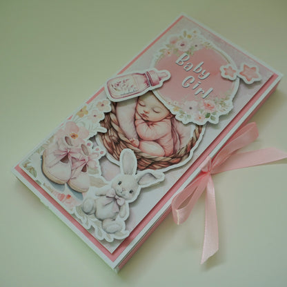 Baby Girl Chocolate Greeting Card Gift 🍫👶