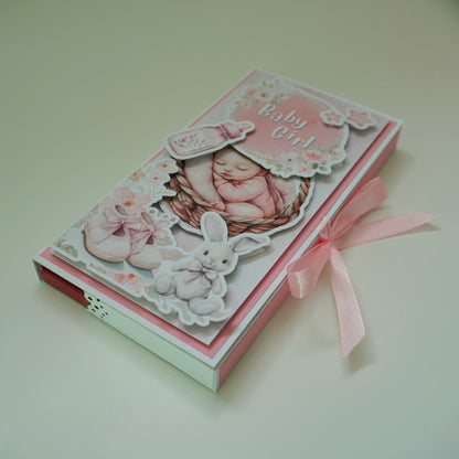 Baby Girl Chocolate Greeting Card Gift 🍫👶