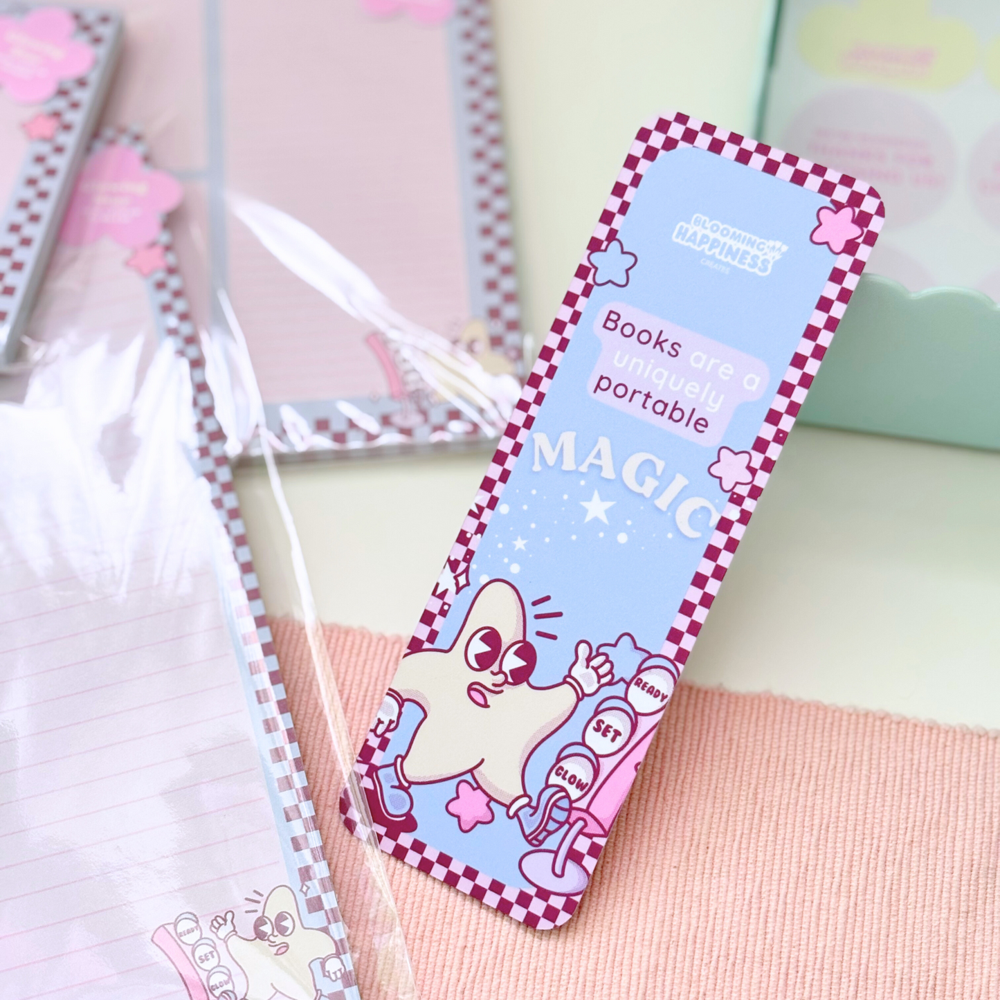 Glowing Star | Double-Sided Matte Bookmark