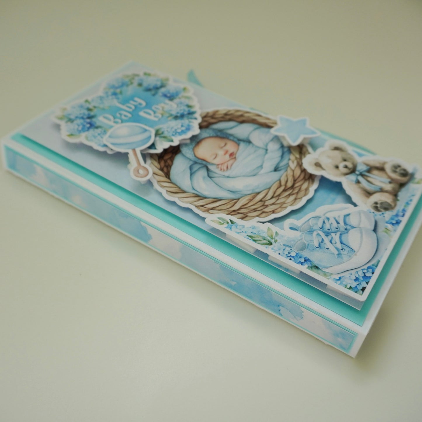 💙Baby Boy Chocolate Greeting Card Gift 🍫👶