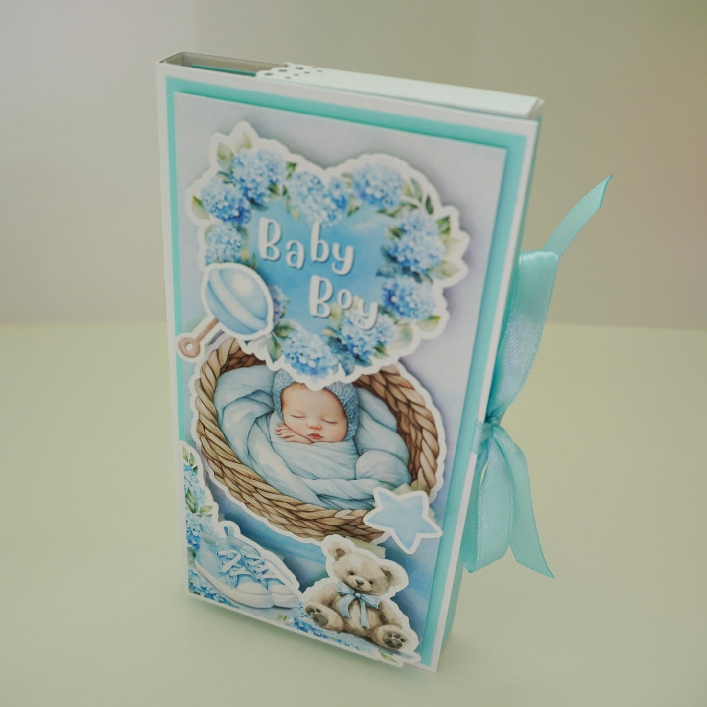 💙Baby Boy Chocolate Greeting Card Gift 🍫👶