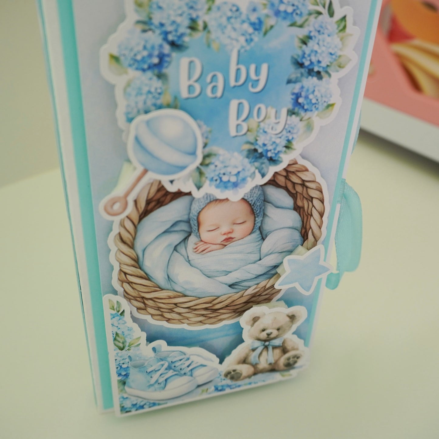 💙Baby Boy Chocolate Greeting Card Gift 🍫👶