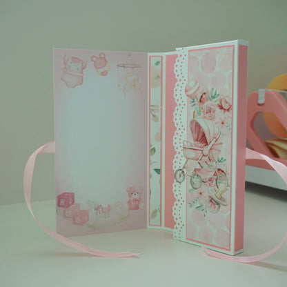 Baby Girl Chocolate Greeting Card Gift 🍫👶