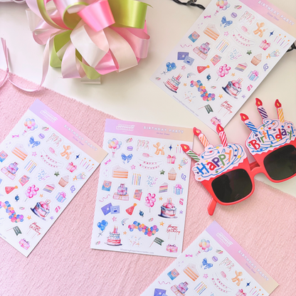 Birthday Party | Planner & Journal Sticker Sheet