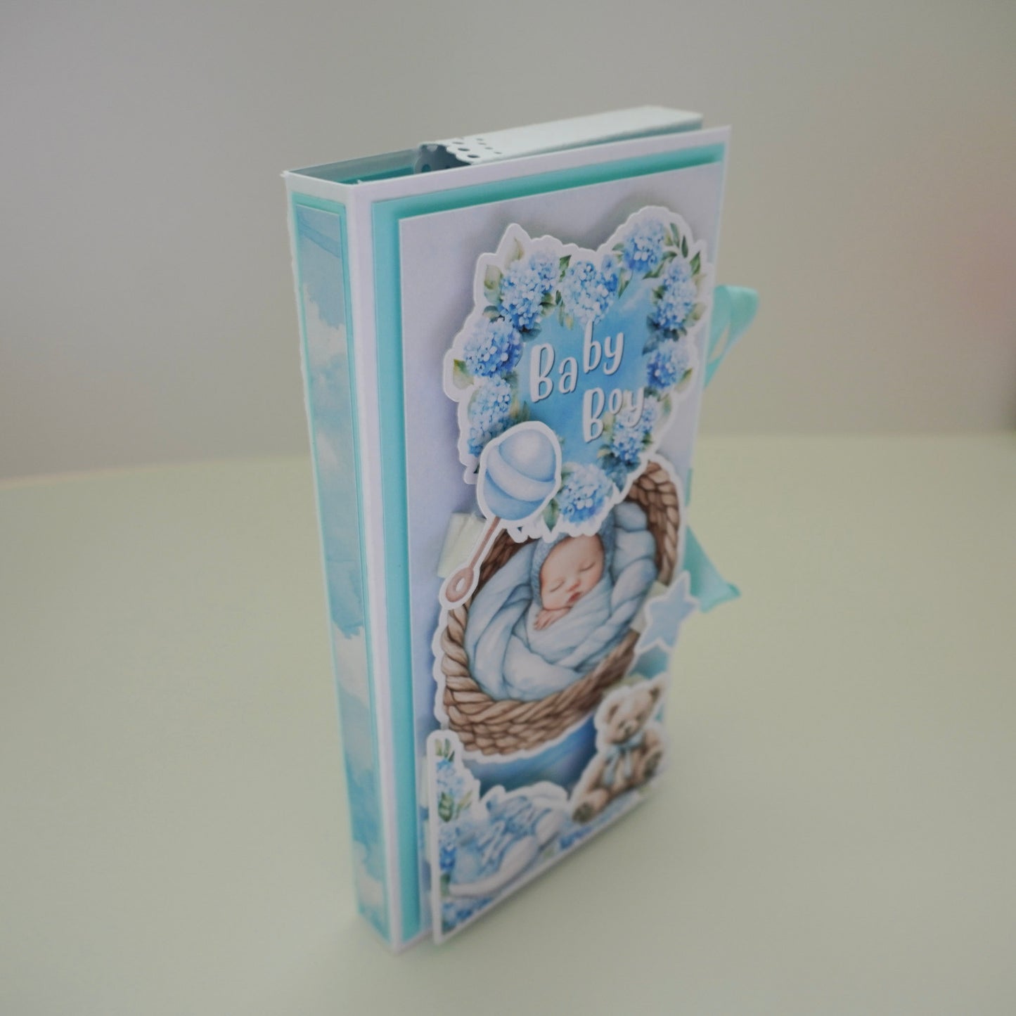 💙Baby Boy Chocolate Greeting Card Gift 🍫👶