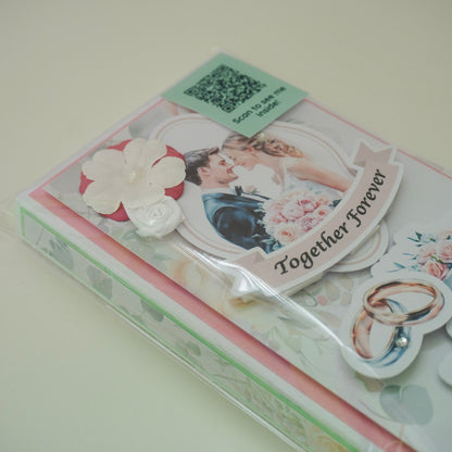 💍 Wedding Chocolate Bar Greeting Card with Elegant Design