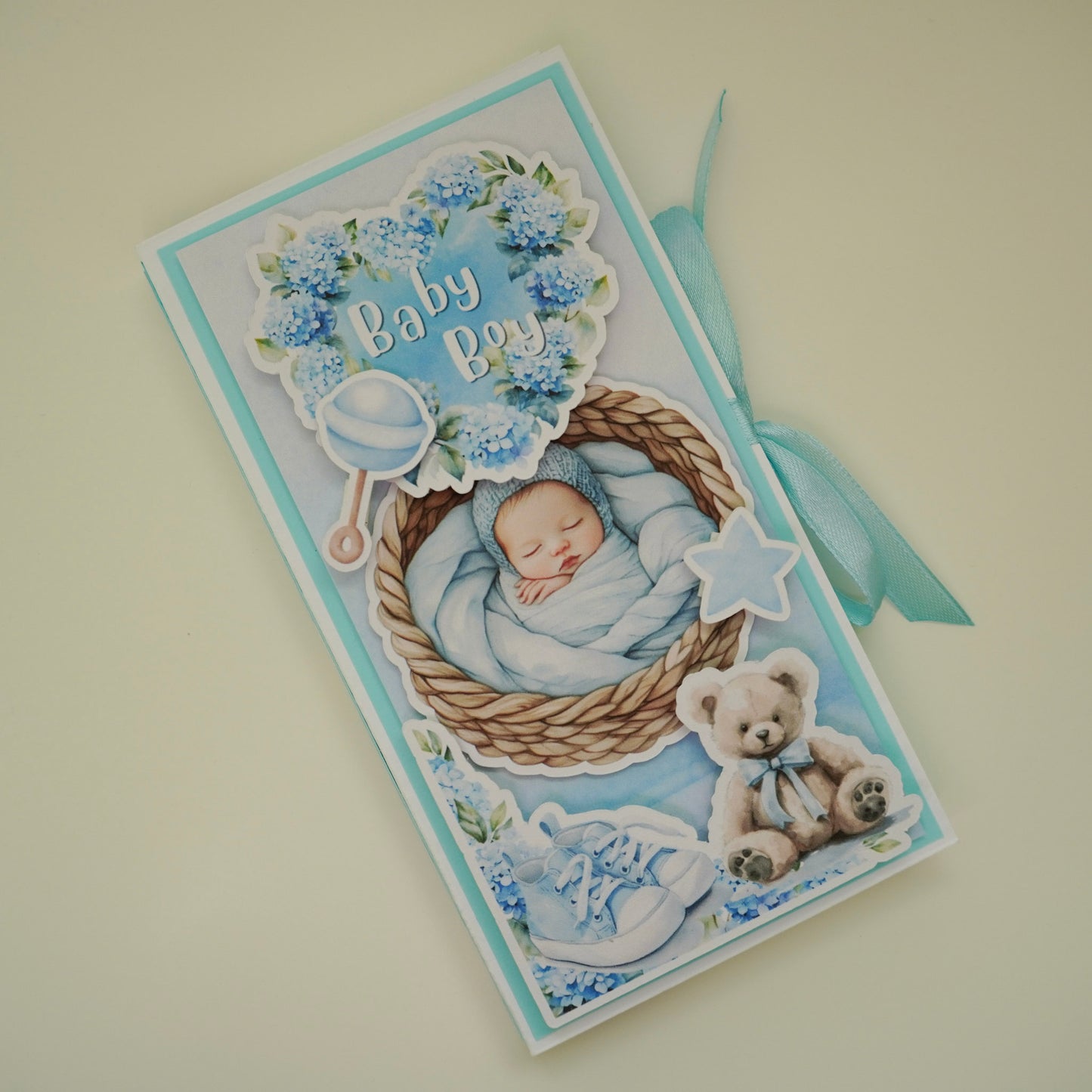 💙Baby Boy Chocolate Greeting Card Gift 🍫👶