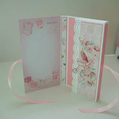 Baby Girl Chocolate Greeting Card Gift 🍫👶