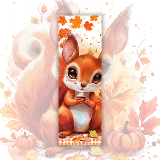 Bookmark Autumn Leaves & Acorns