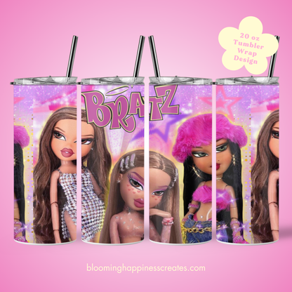 Bratz 20 oz Tumbler Wrap | Digital Download