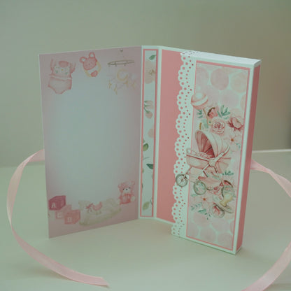 Baby Girl Chocolate Greeting Card Gift 🍫👶