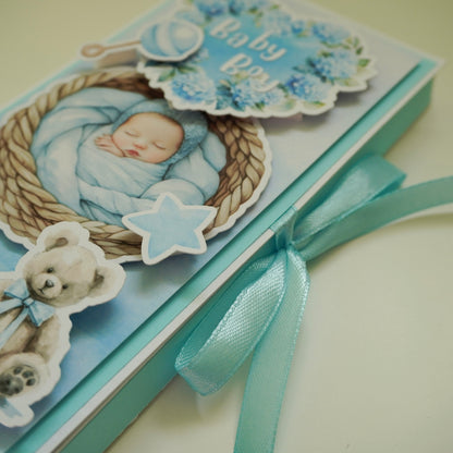 💙Baby Boy Chocolate Greeting Card Gift 🍫👶