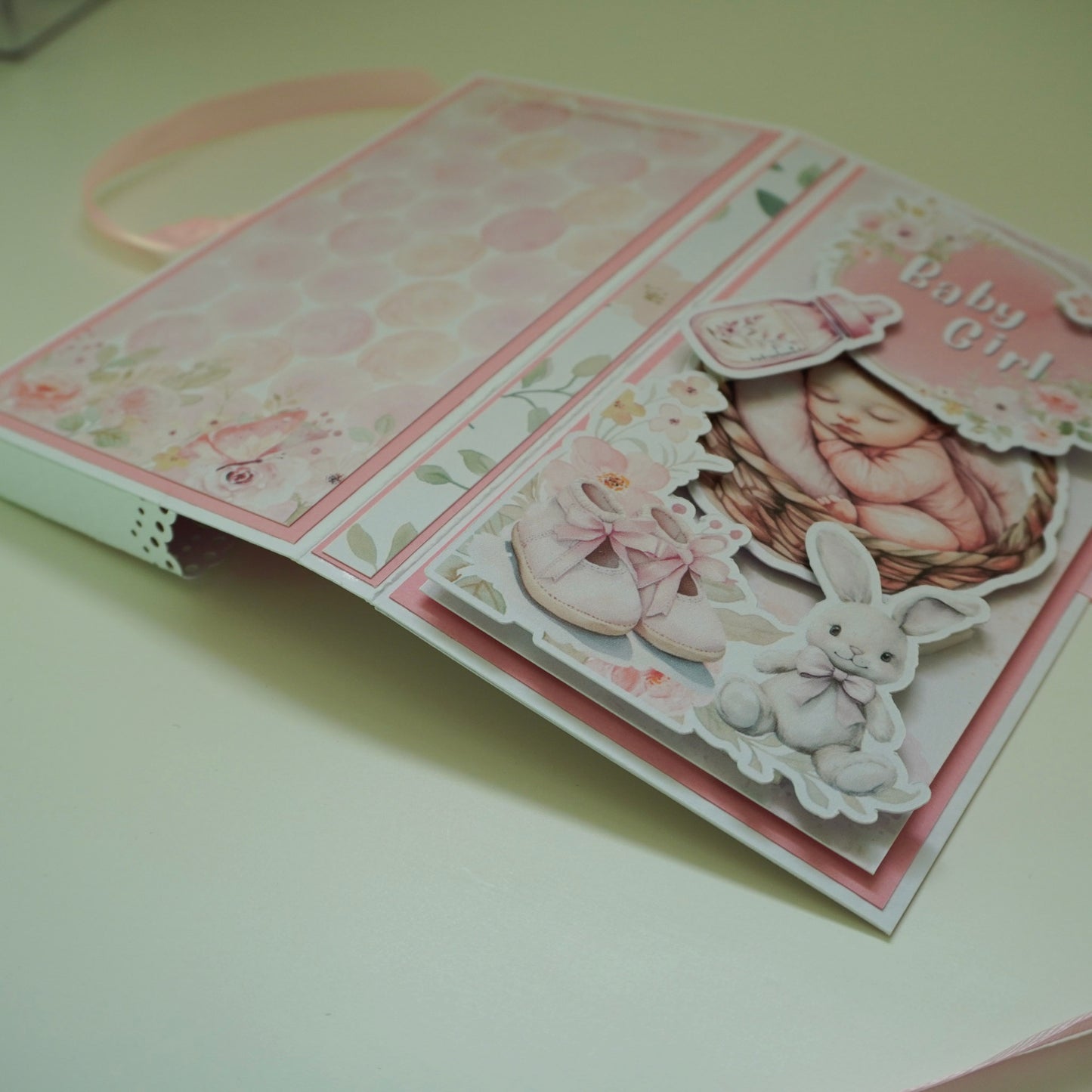 Baby Girl Chocolate Greeting Card Gift 🍫👶