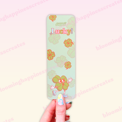 Clover Lucky | Double-Sided Matte Bookmark
