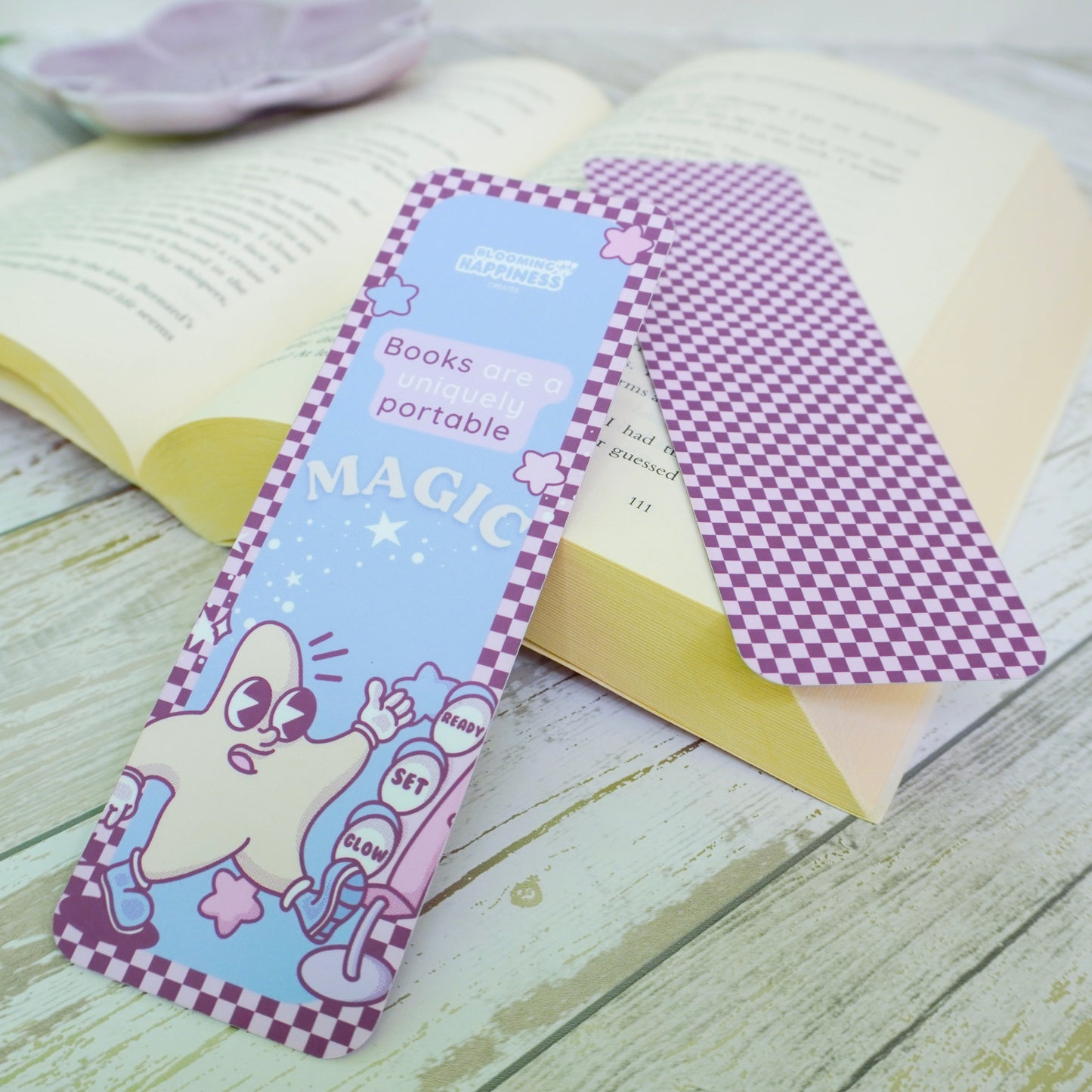 Glowing Star | Double-Sided Matte Bookmark