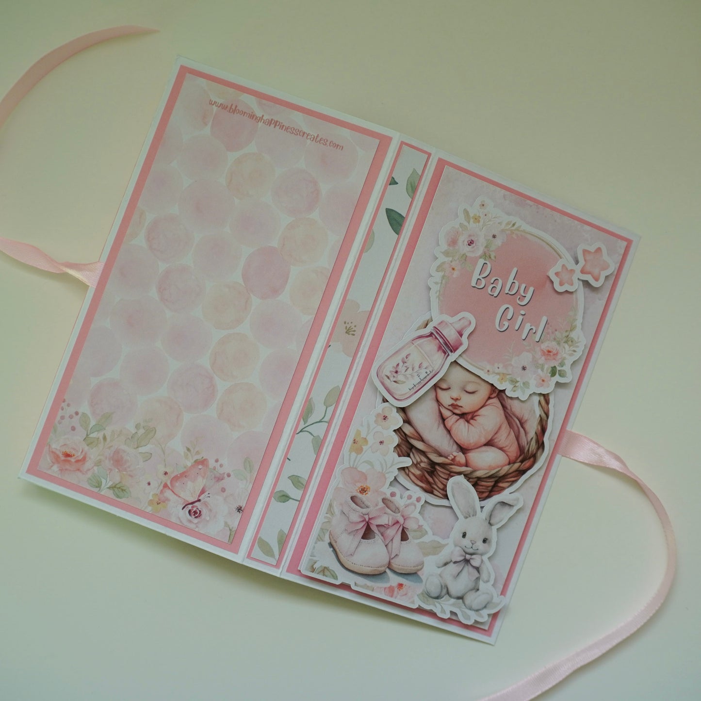 Baby Girl Chocolate Greeting Card Gift 🍫👶
