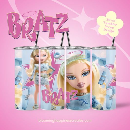 Bratz 20 oz Tumbler Wrap | Digital Download