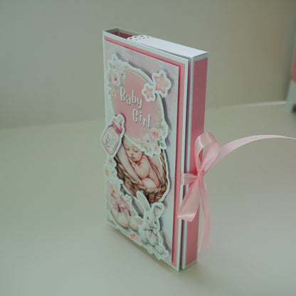 Baby Girl Chocolate Greeting Card Gift 🍫👶