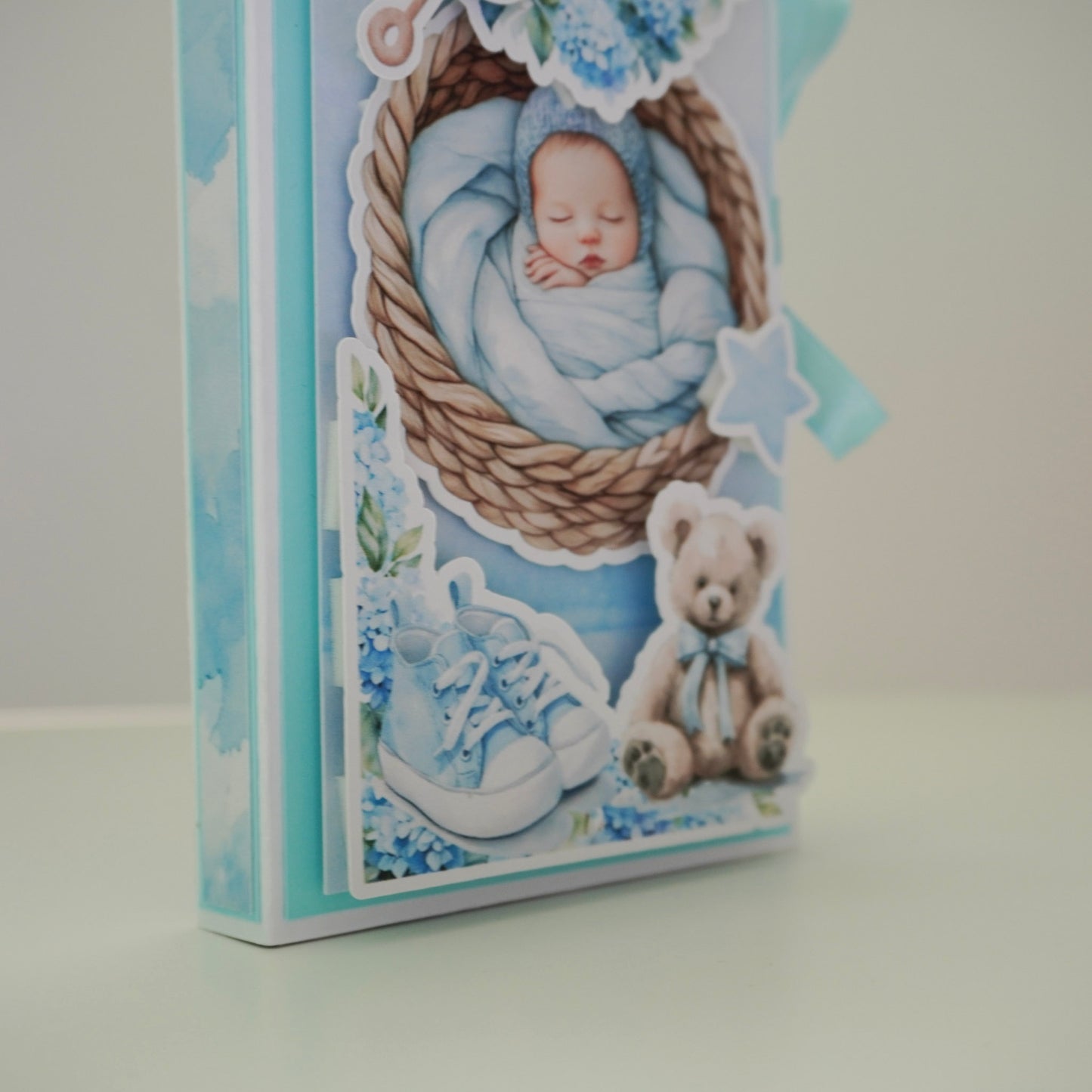 💙Baby Boy Chocolate Greeting Card Gift 🍫👶