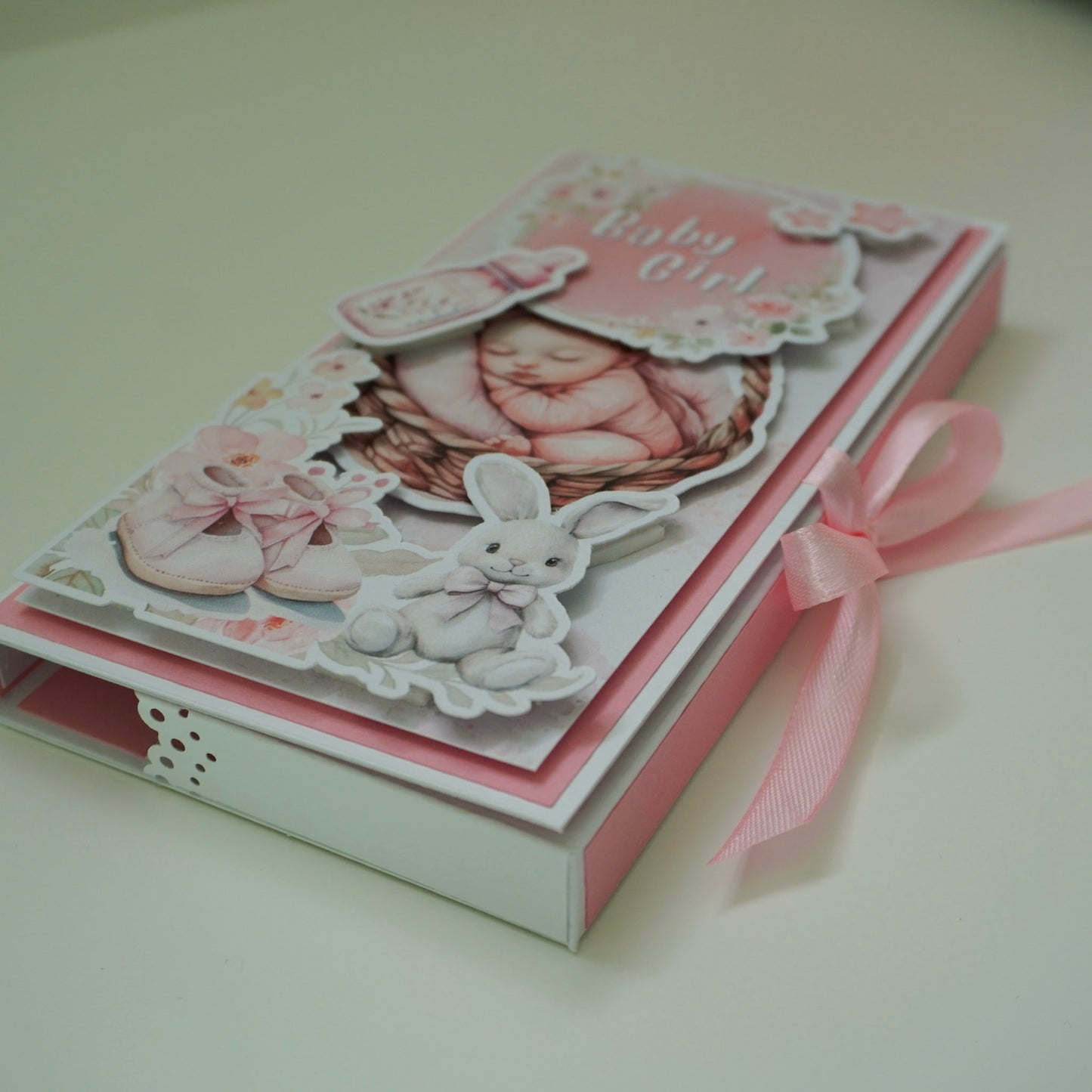 Baby Girl Chocolate Greeting Card Gift 🍫👶