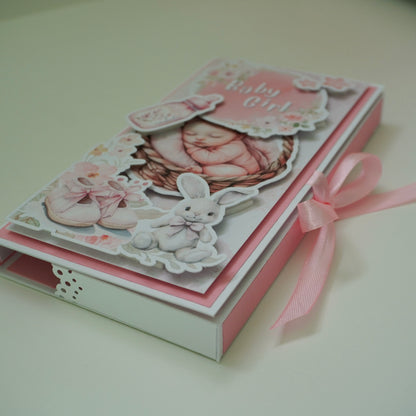 Baby Girl Chocolate Greeting Card Gift 🍫👶
