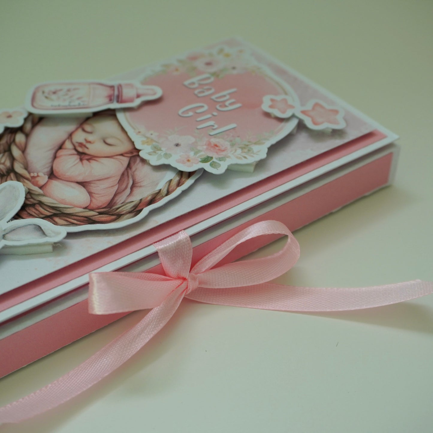 Baby Girl Chocolate Greeting Card Gift 🍫👶