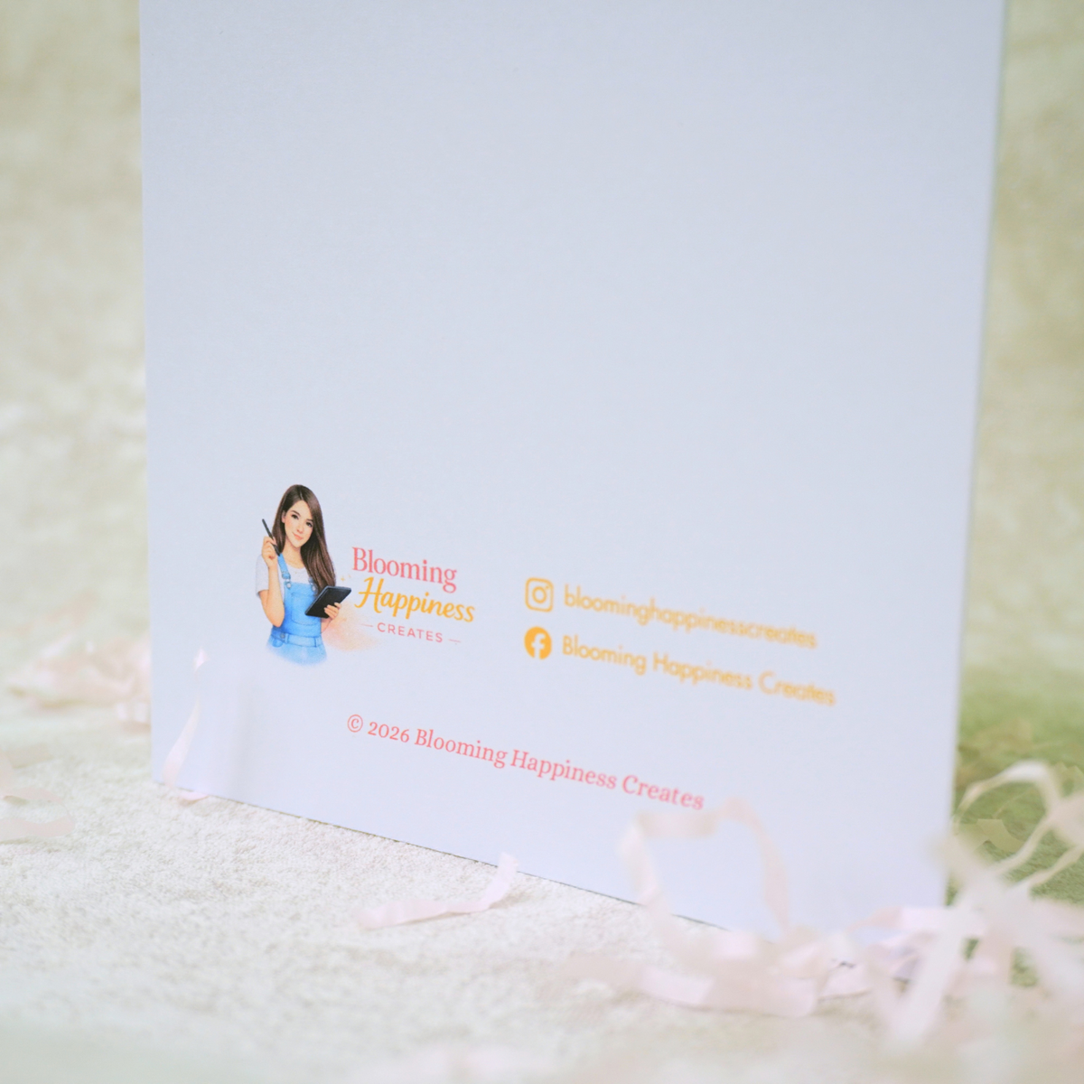 Personalised 2nd Birthday Card Girl – Custom Name, Cute Duck Theme, 5x7 Handmade Card