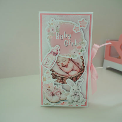 Baby Girl Chocolate Greeting Card Gift 🍫👶