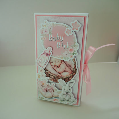 Baby Girl Chocolate Greeting Card Gift 🍫👶