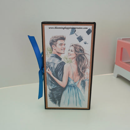 🎓Happy Graduation Prom Boy Chocolate Greeting Card